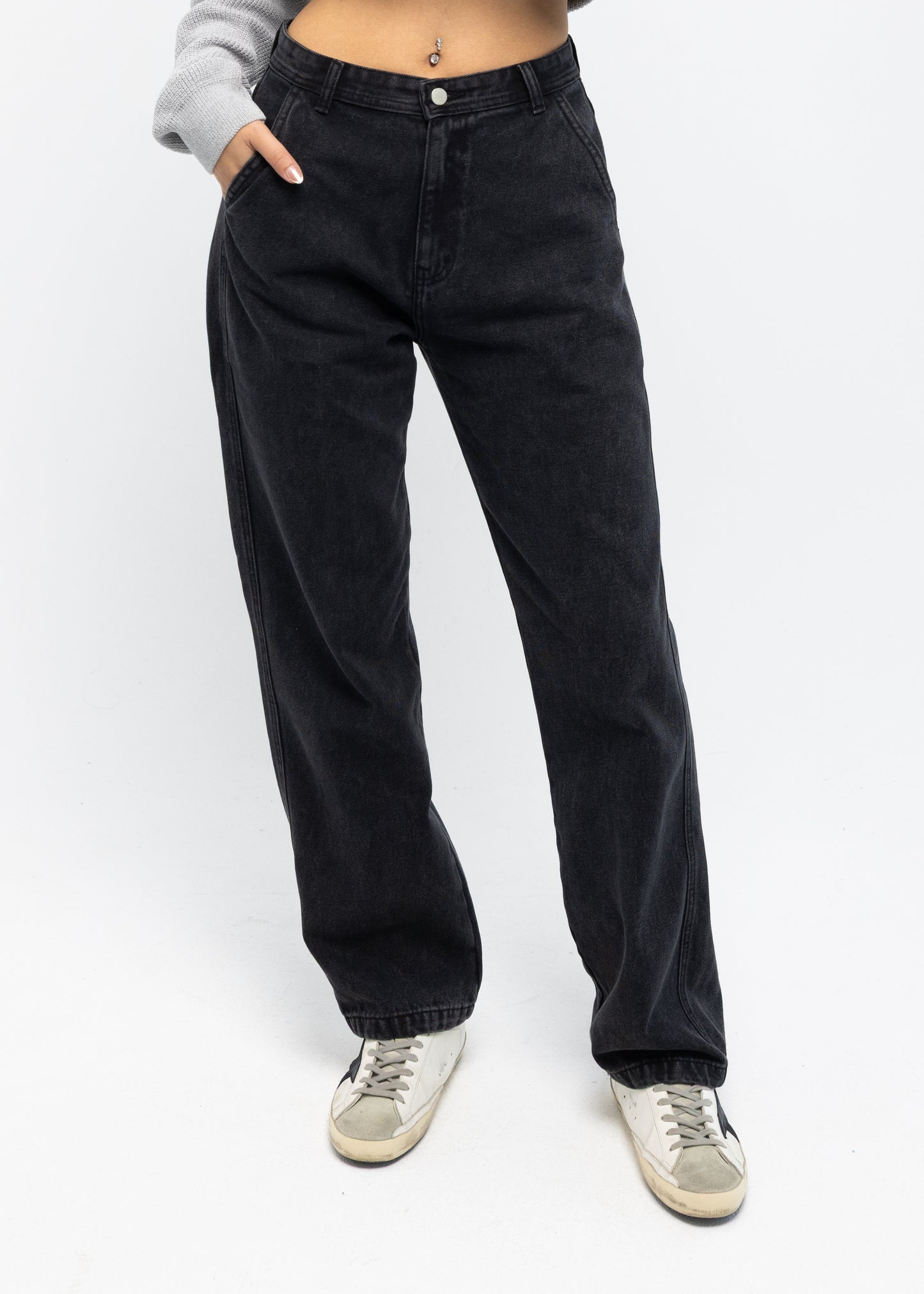 Black Basic Jeans