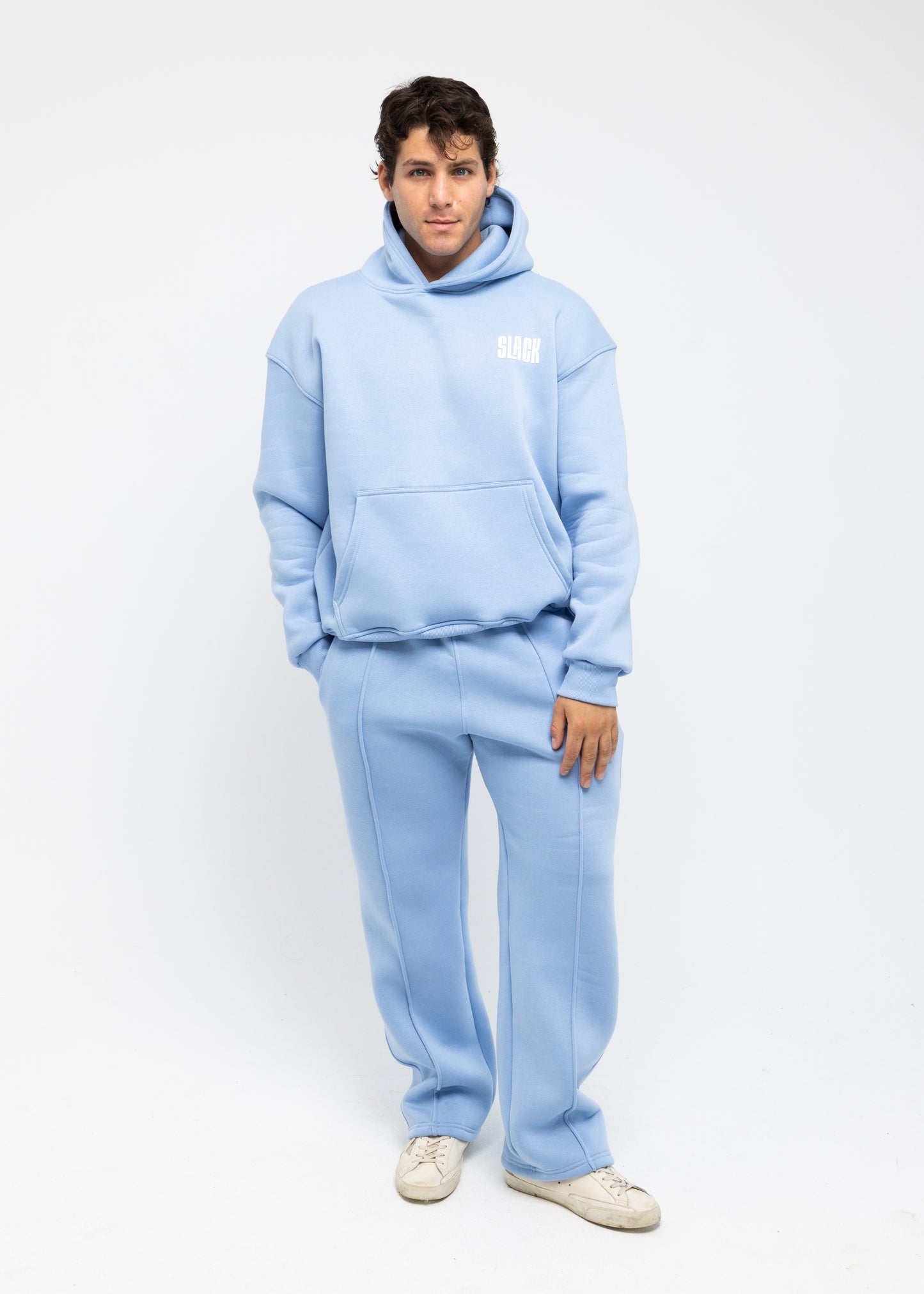 BASIC BABY BLUE HOODIE
