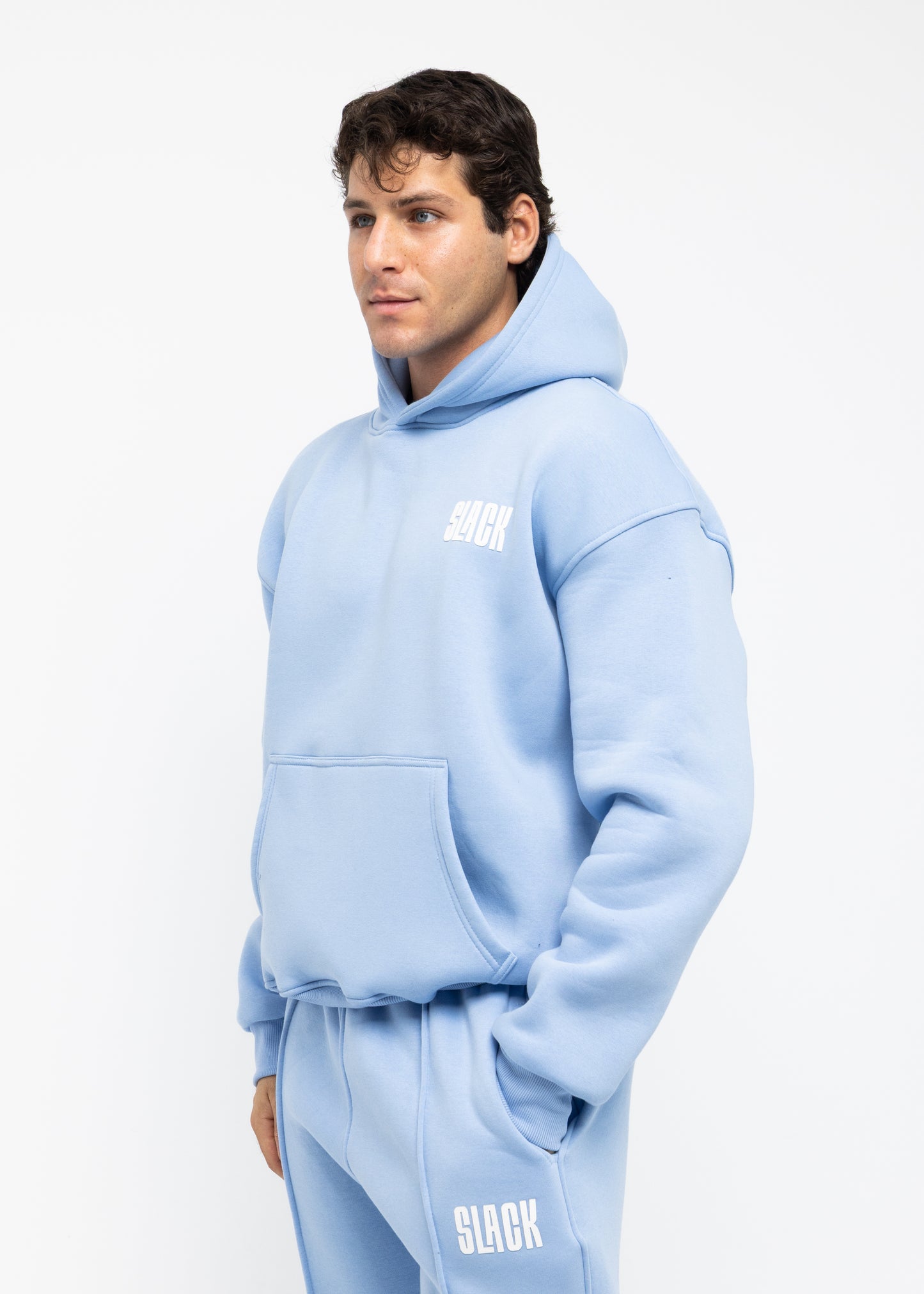 BASIC BABY BLUE HOODIE