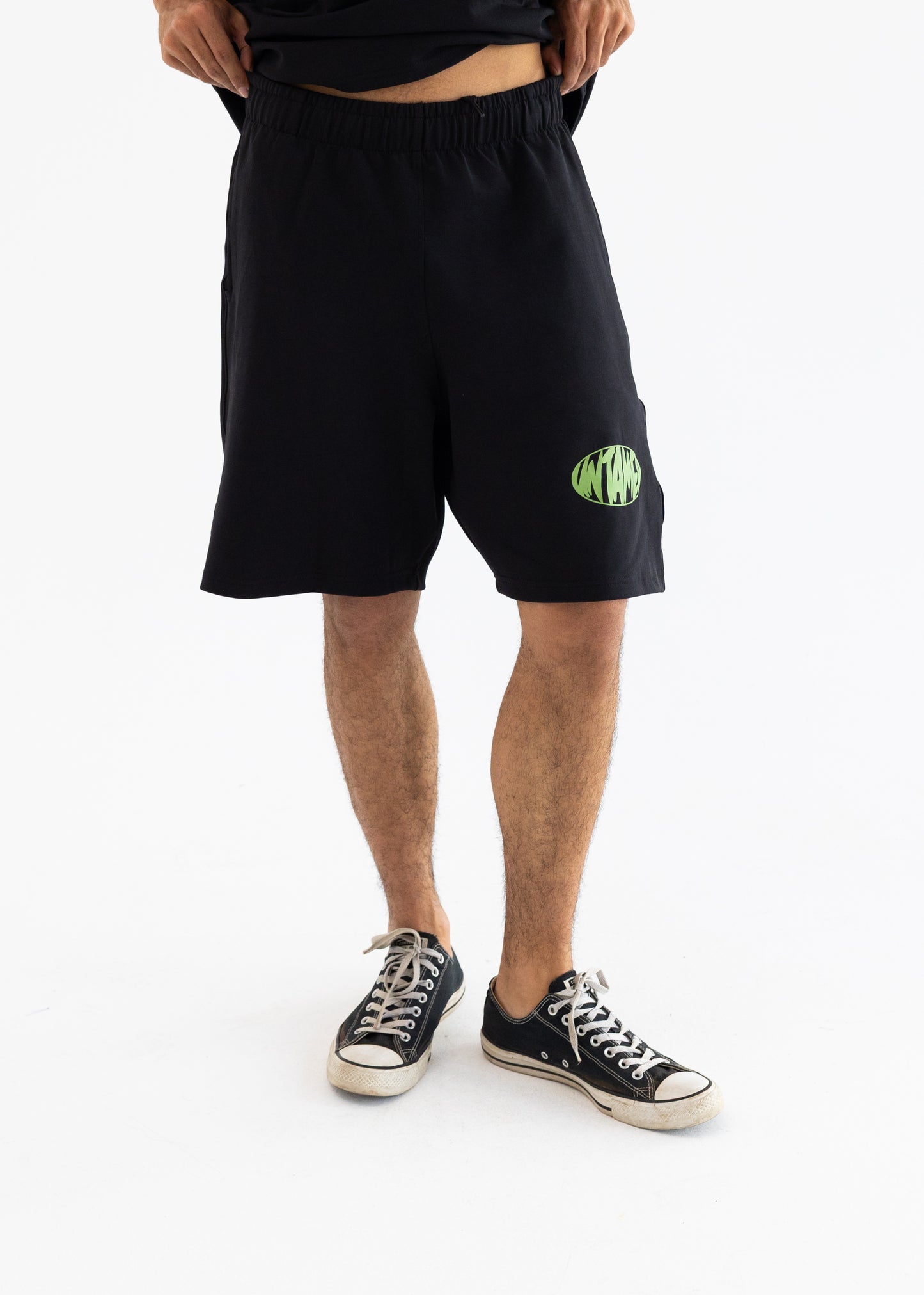 Untamed Black Shorts
