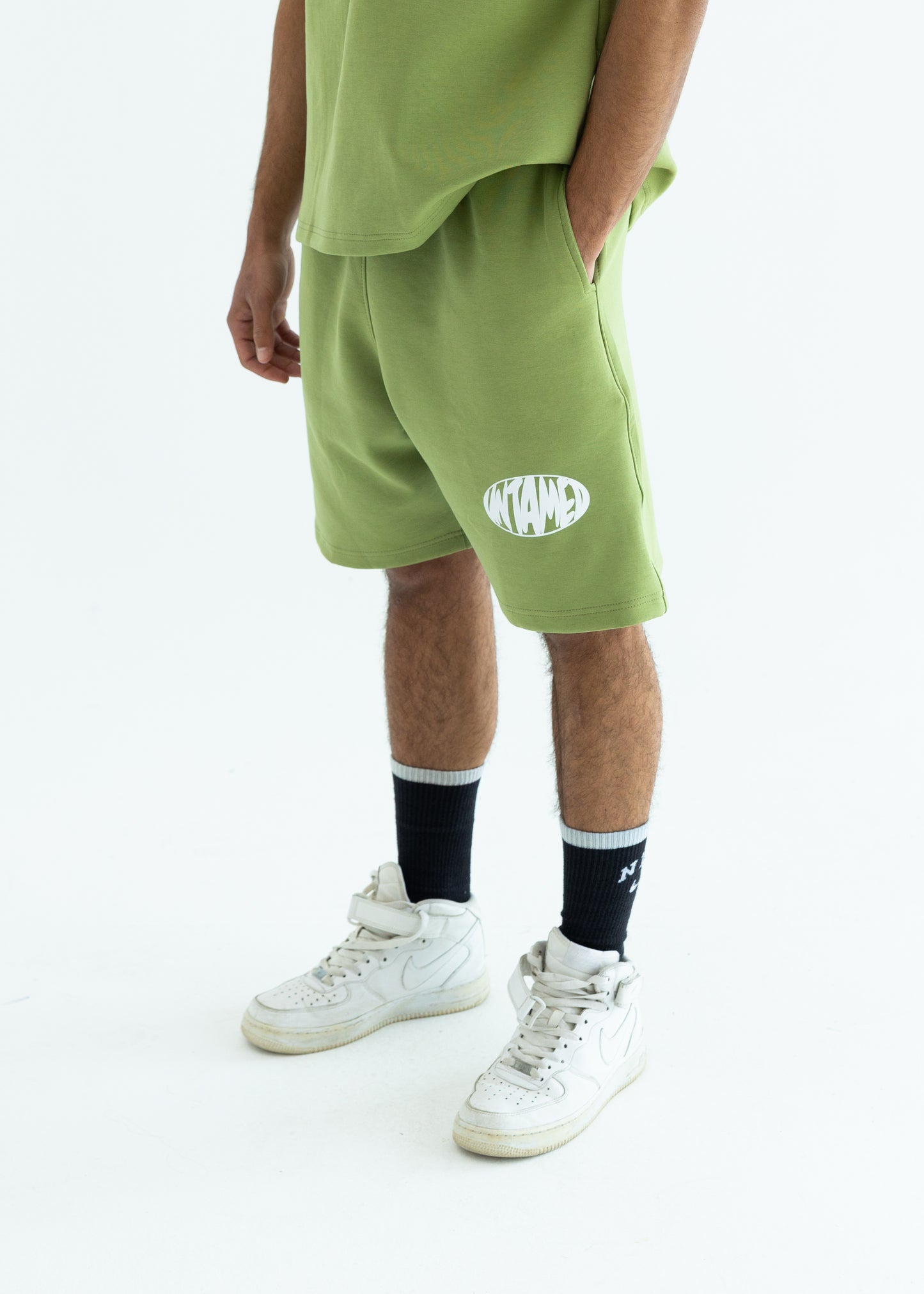 Untamed Olive Shorts