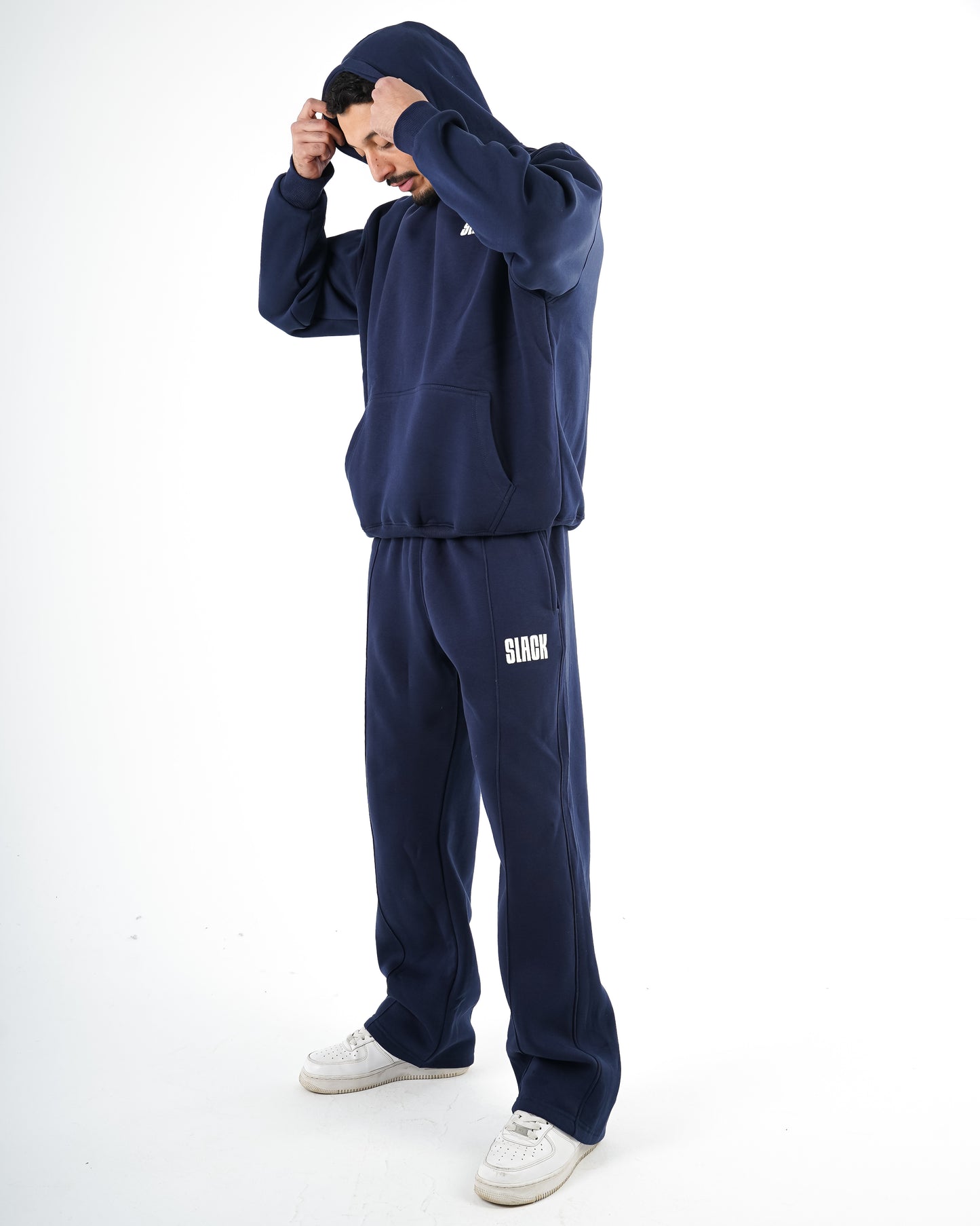 BASIC NAVY HOODIE