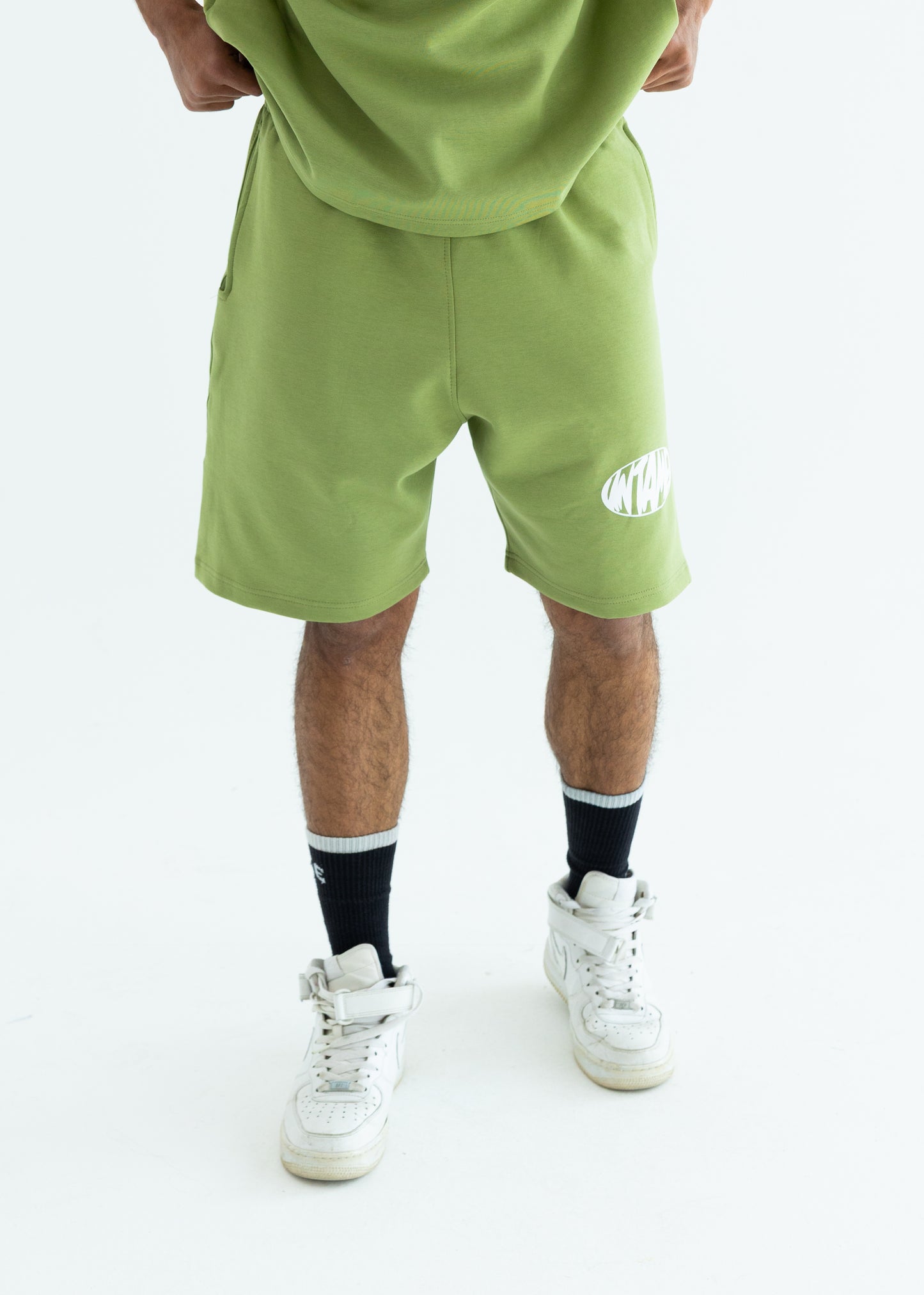 Untamed Olive Shorts