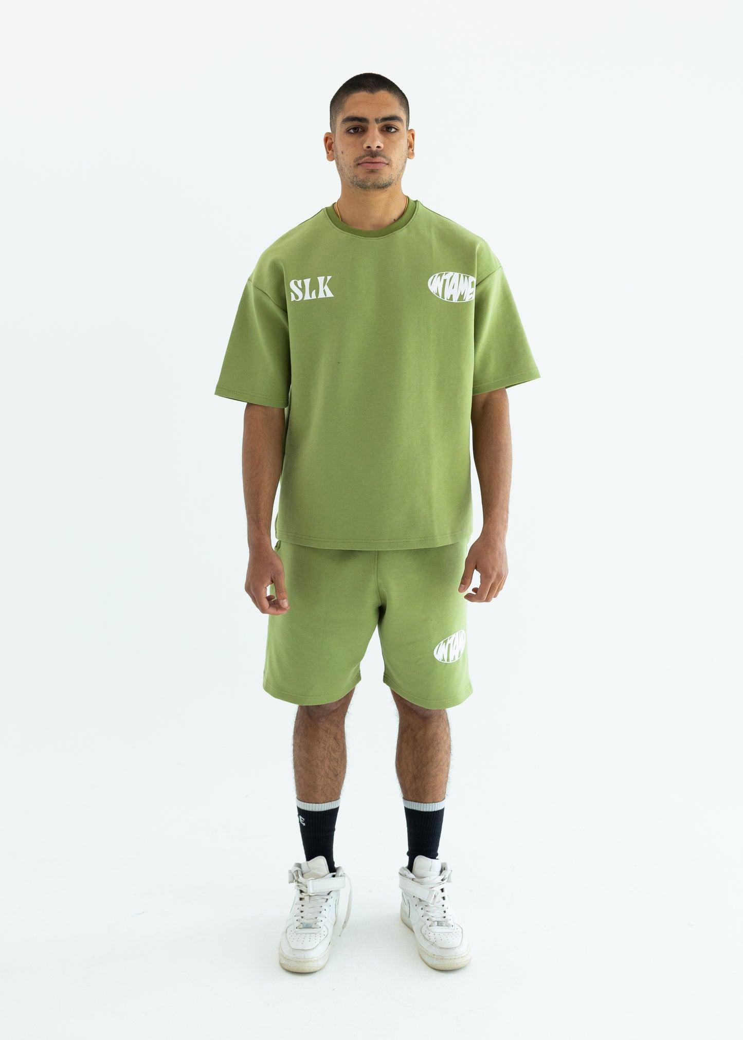 Untamed Olive Shorts