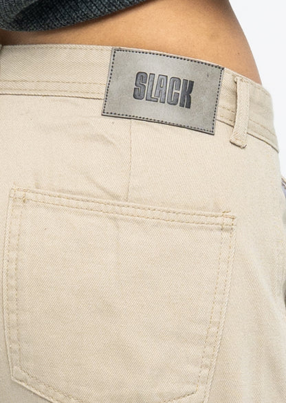 Beige Basic Jeans