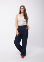 Tailored Pants In Navy