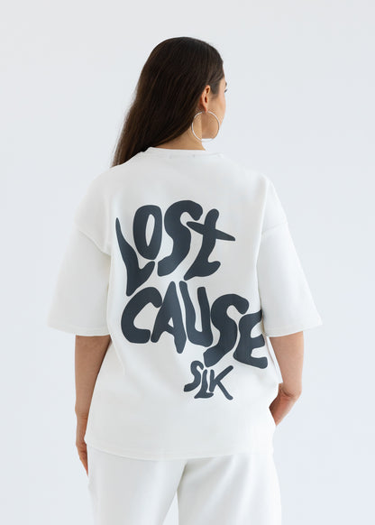Lost Cause White Tee