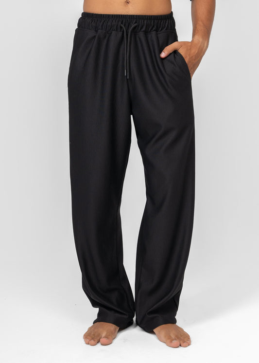 BLACK STRIPED PANTS
