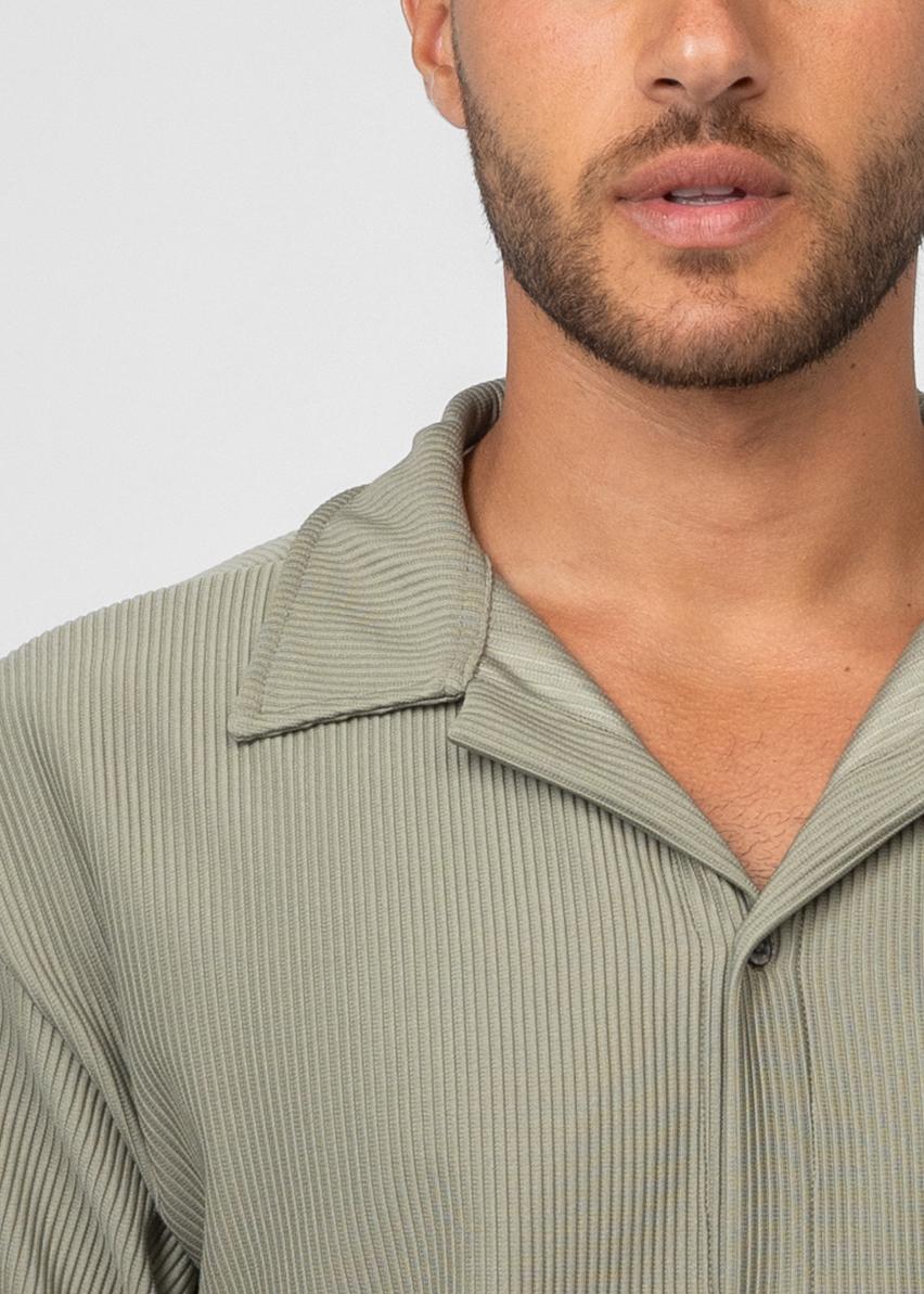 Olive Striped Shirt