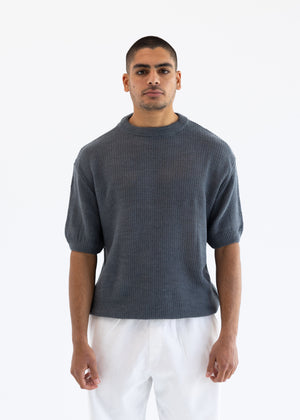 Knitted Tshirt Grey