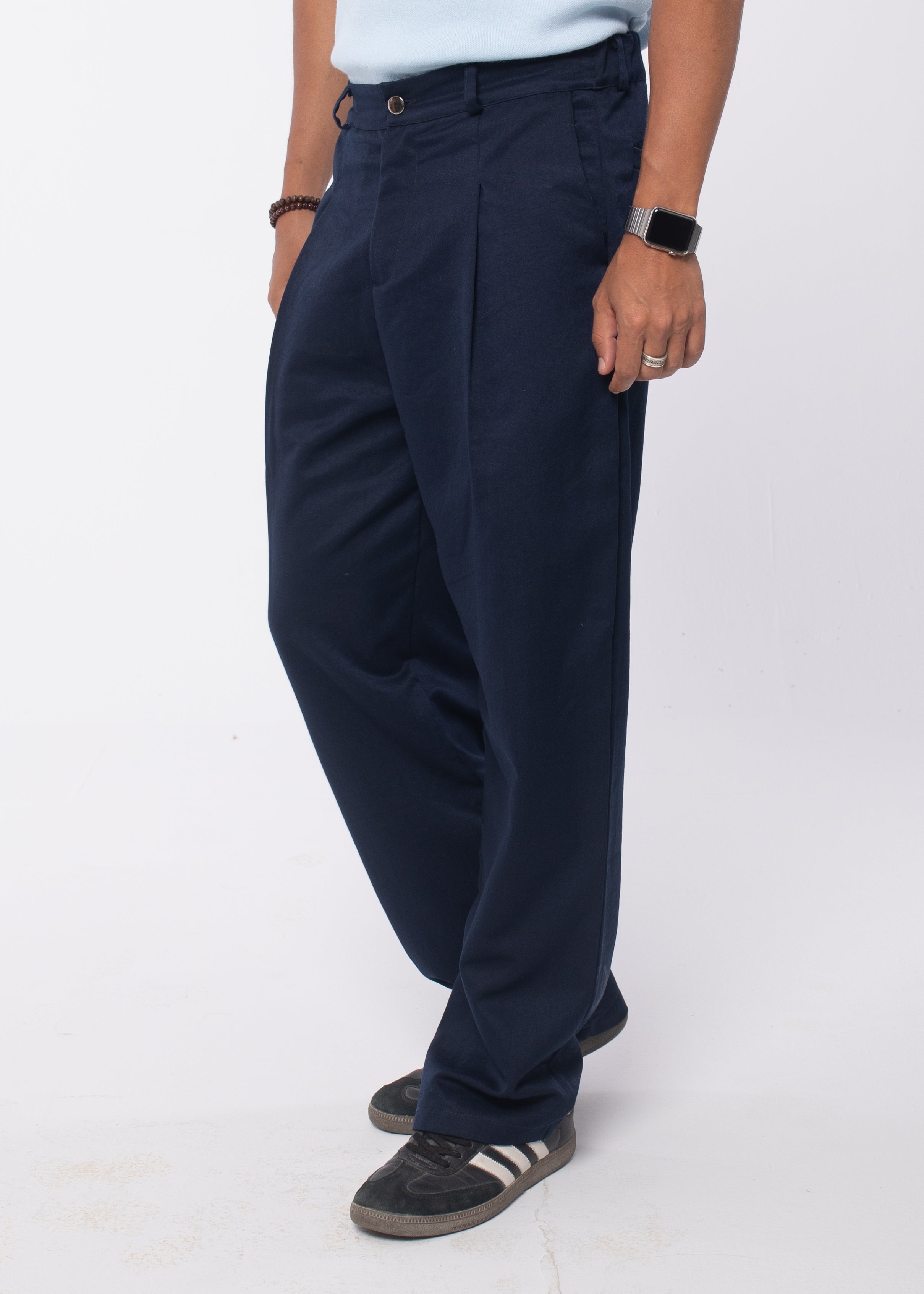 Tailored Pants In Navy
