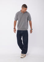 The 3 Button Polo In Grey