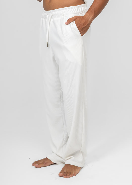 White Striped Pants