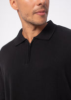 The Zip Up in Black