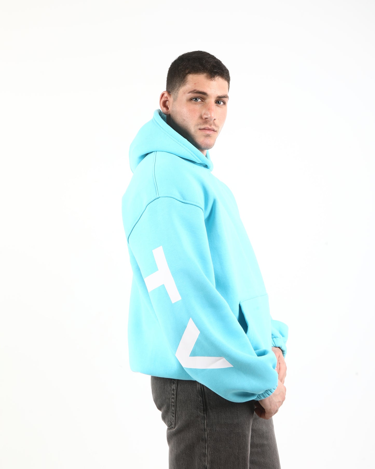“Reality” Baby Blue Hoodie