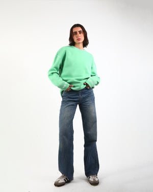 GREEN BASIC CREWNECK
