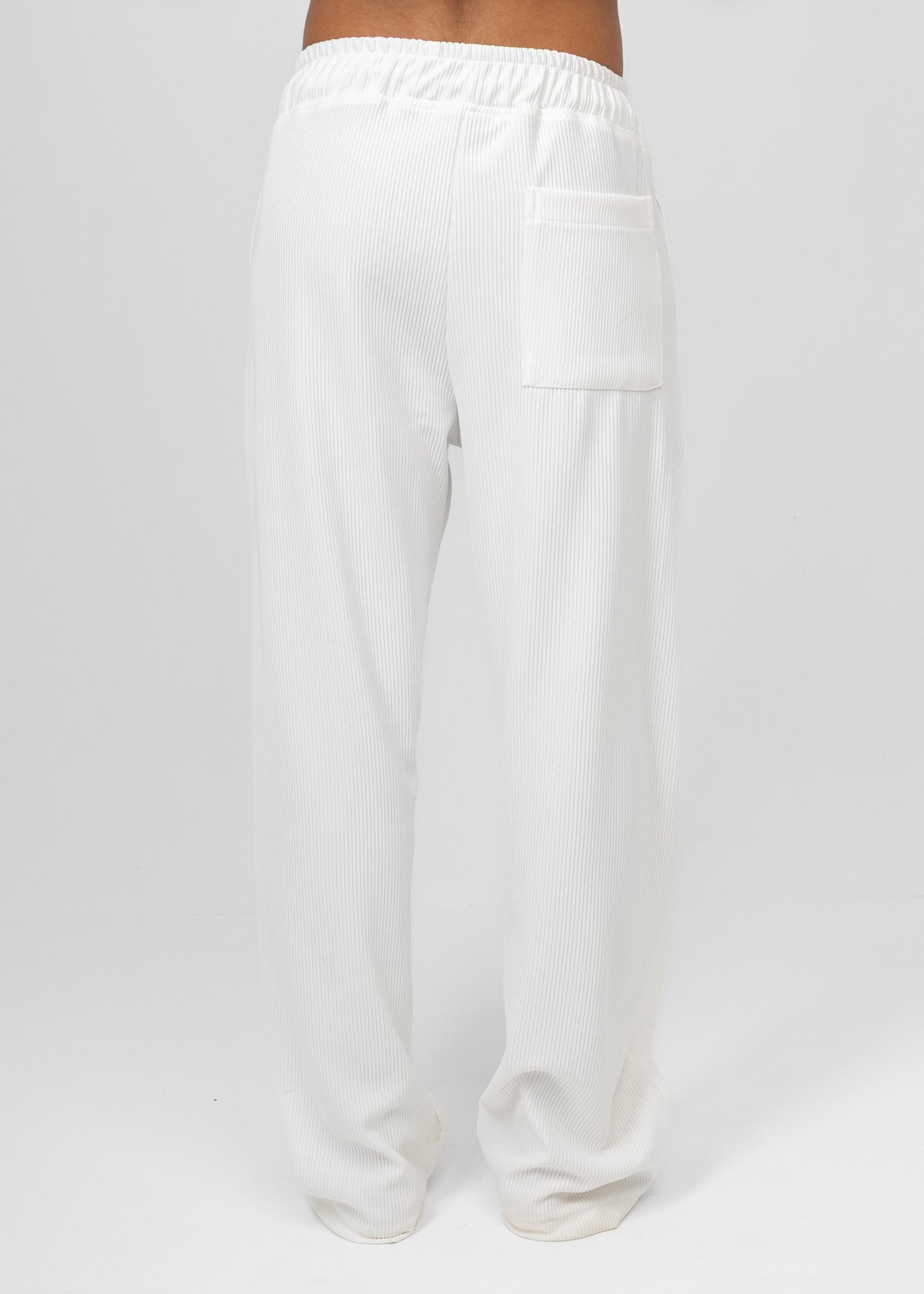 White Striped Pants