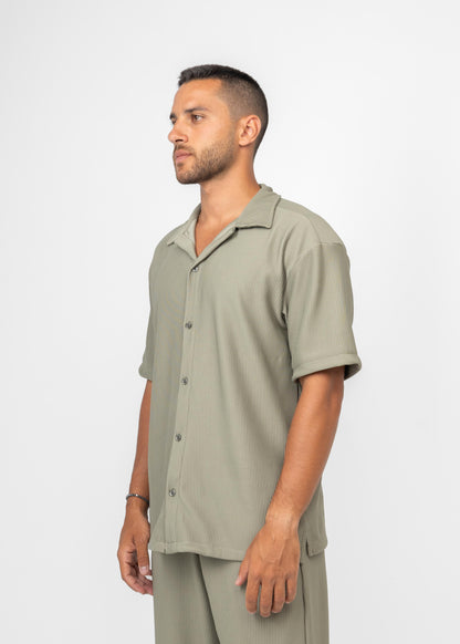 Olive Striped Shirt