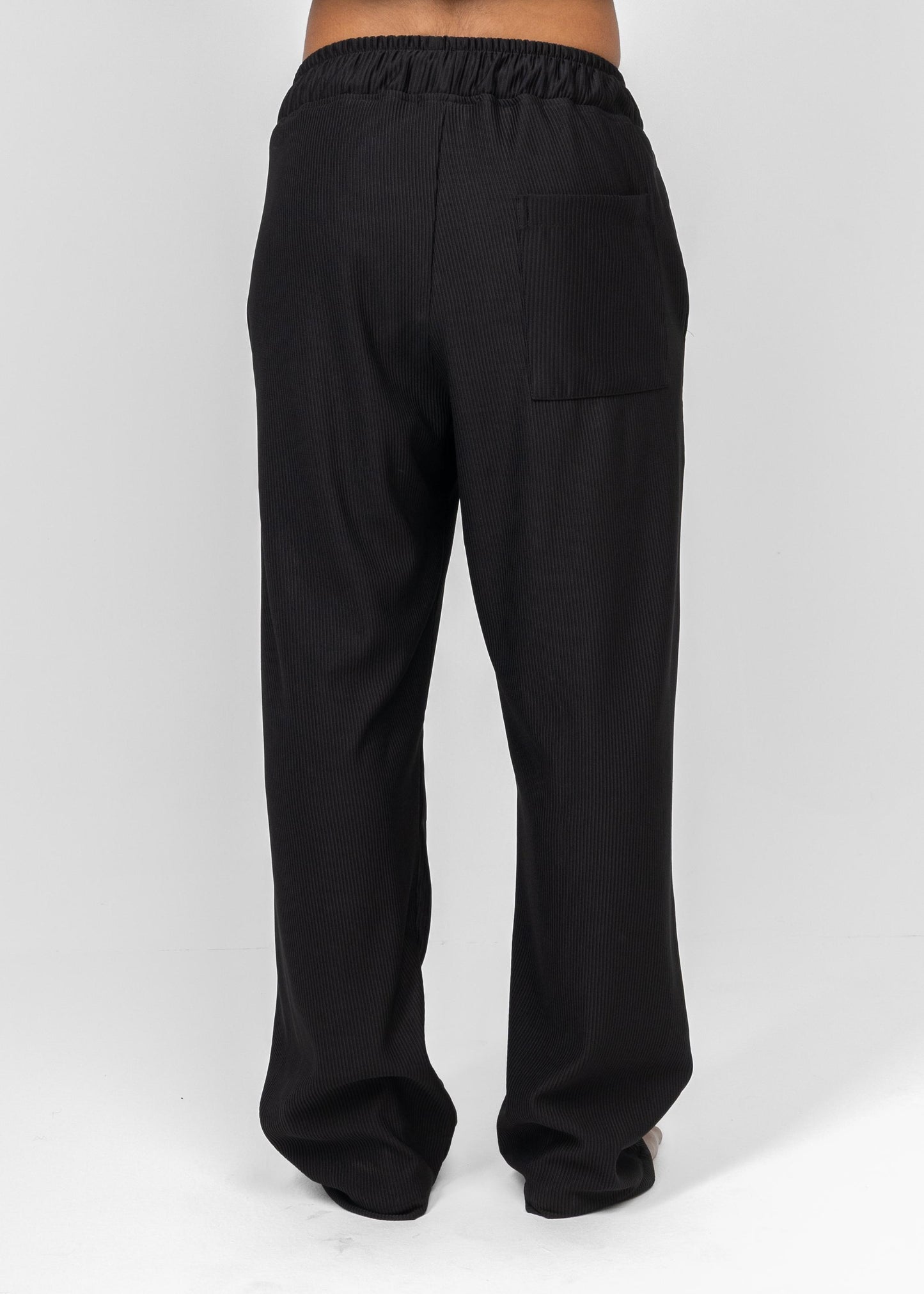 BLACK STRIPED PANTS