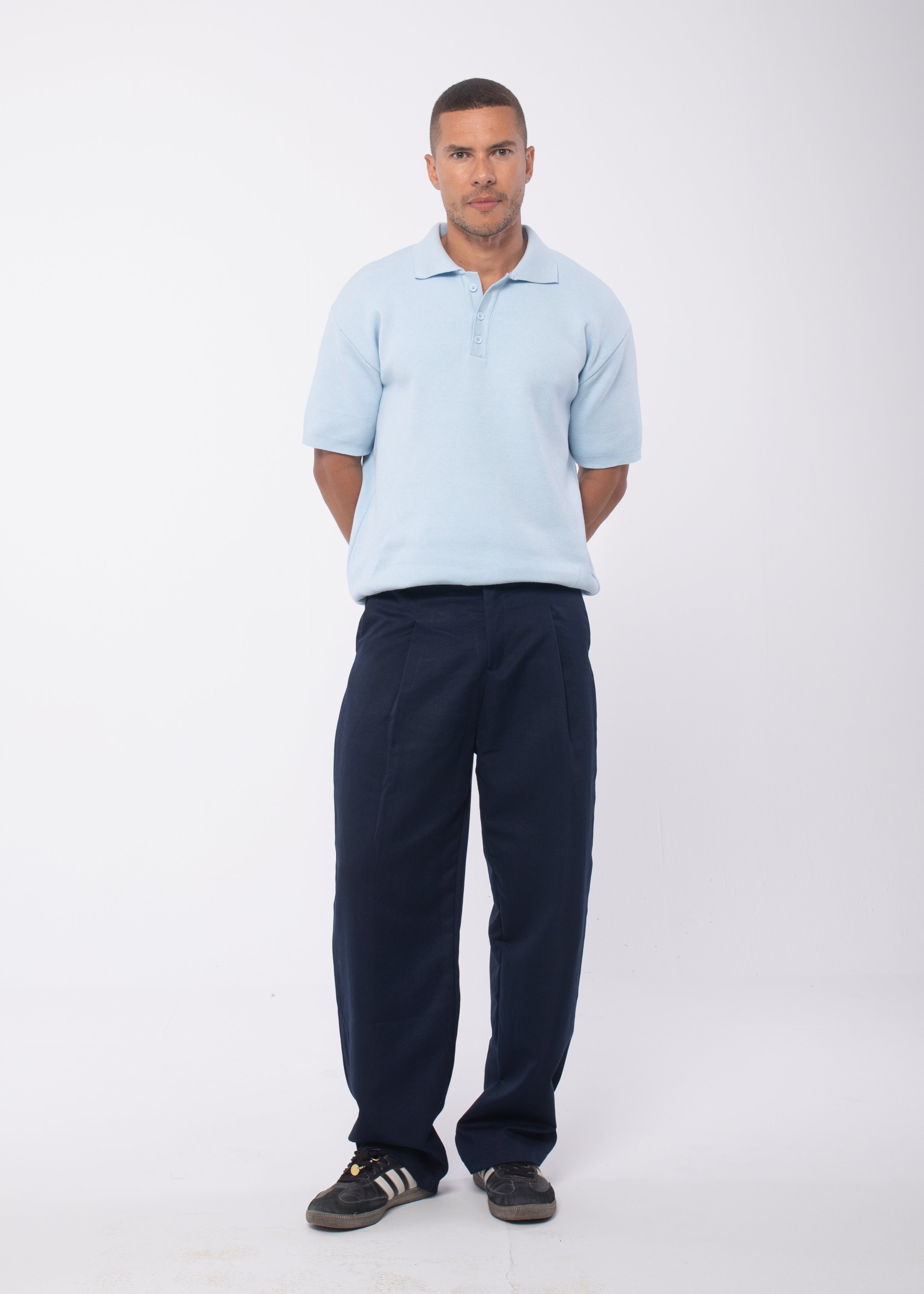 Tailored Pants In Navy