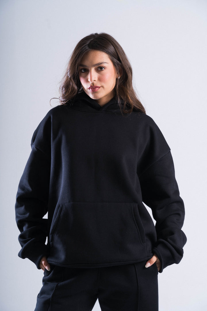 BASIC BLACK HOODIE