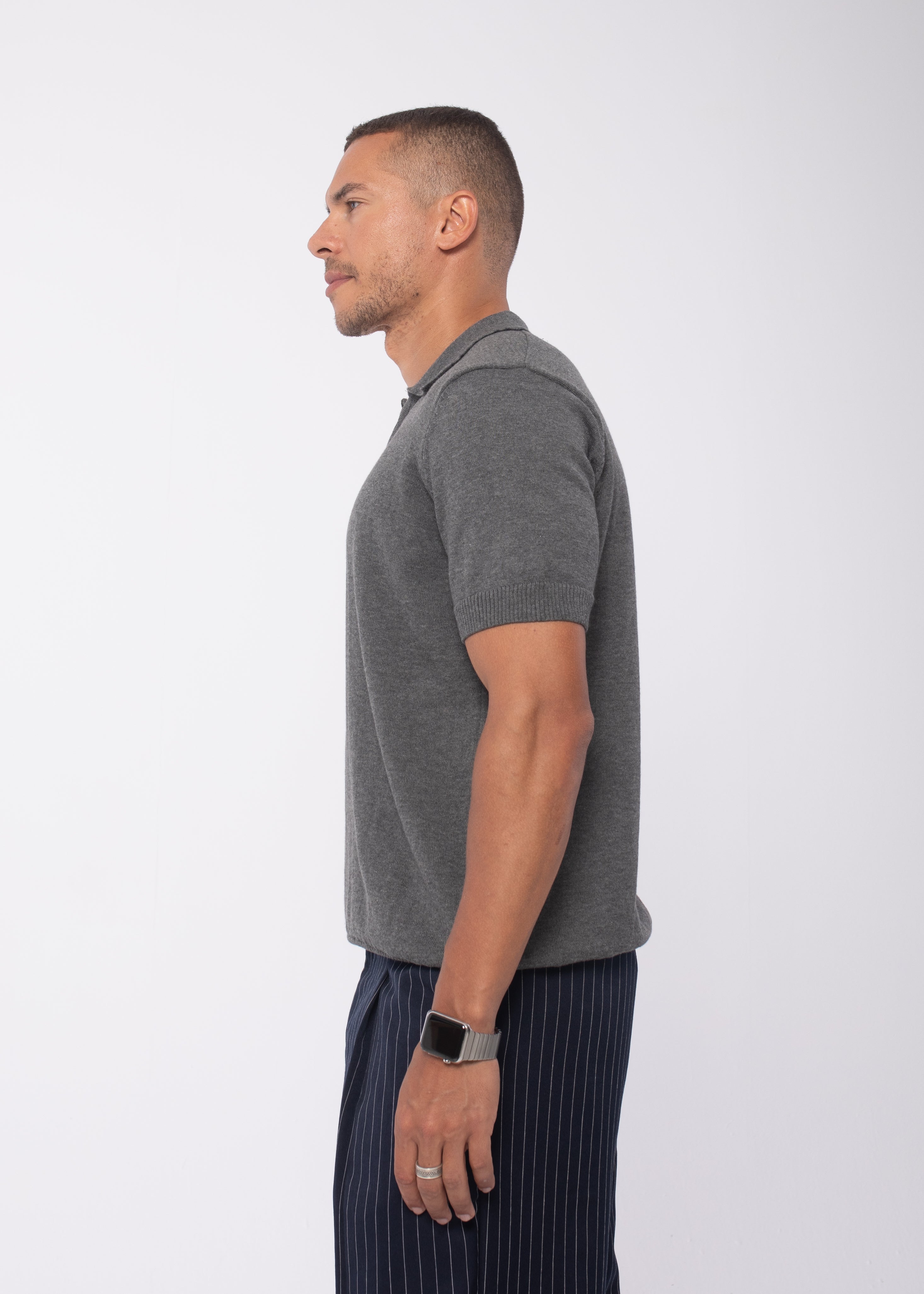 The Zip Up In Grey