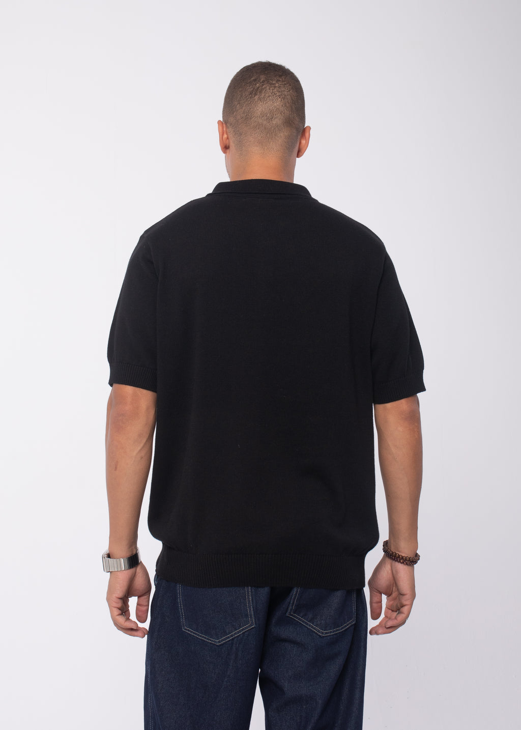 The Zip Up in Black