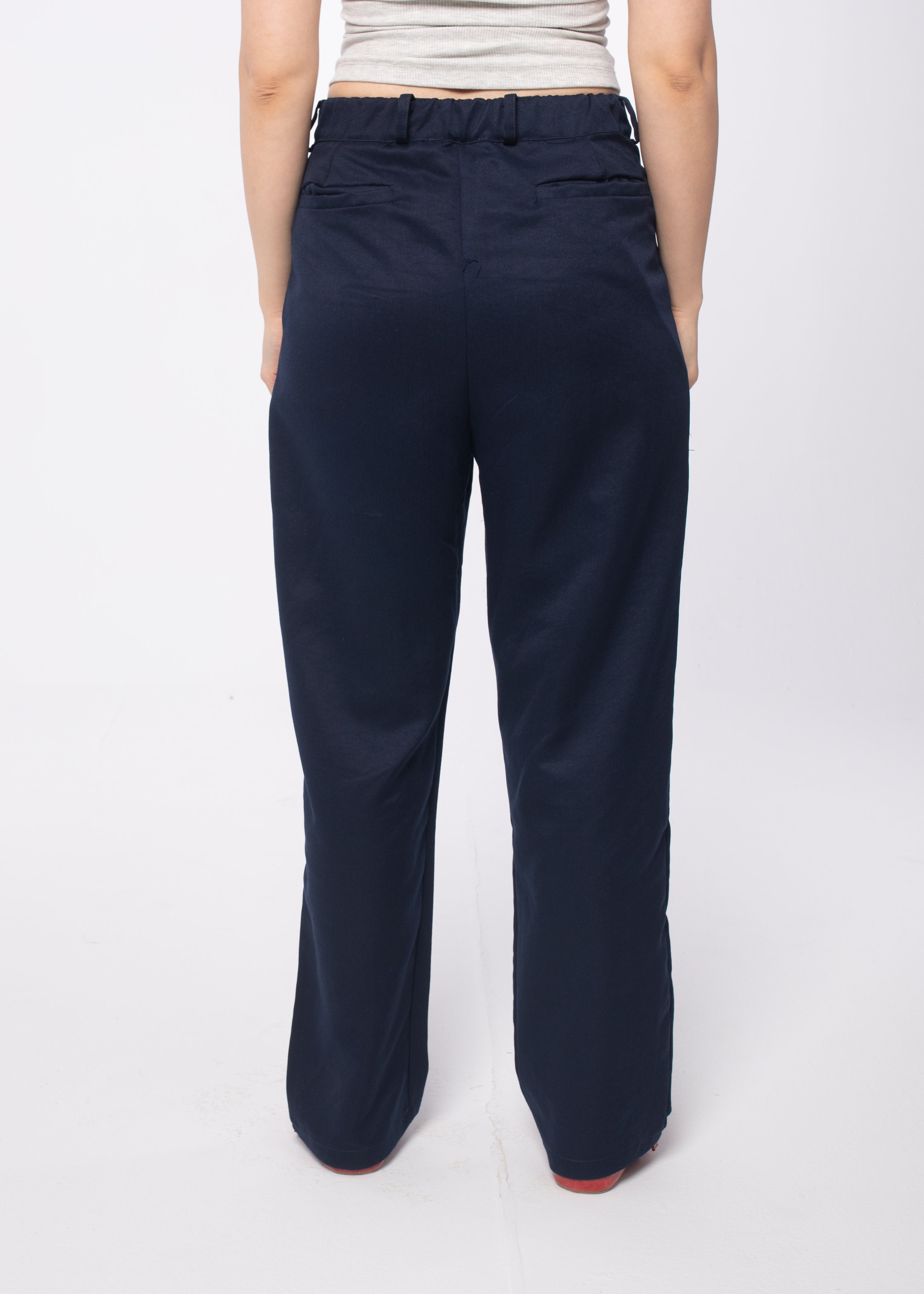 Tailored Pants In Navy