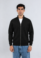 The Knitted Zip Up Jacket