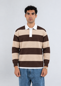Striped Winter Knitted Polo