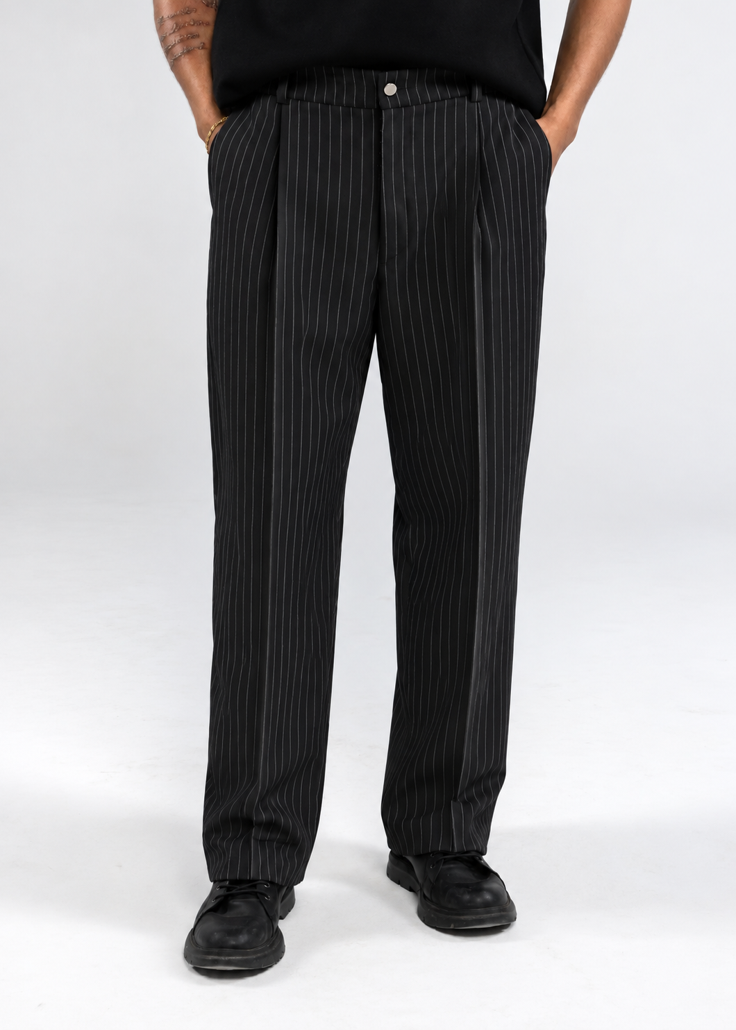 Striped Tailored Pants