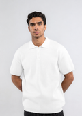 The 3 Button Polo In White