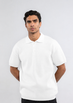 The 3 Button Polo In White