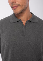 The Zip Up In Grey