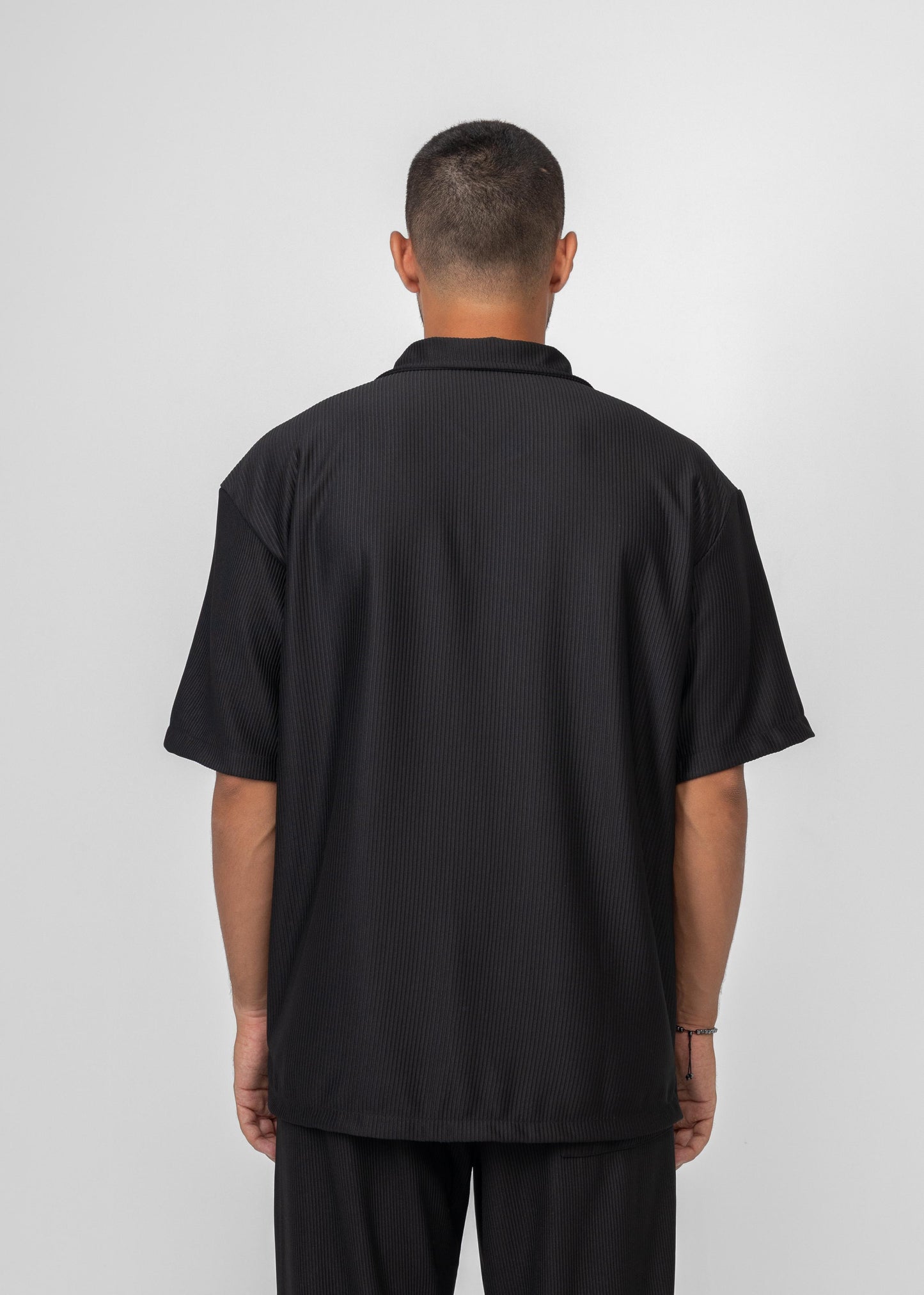 BLACK STRIPED SHIRT