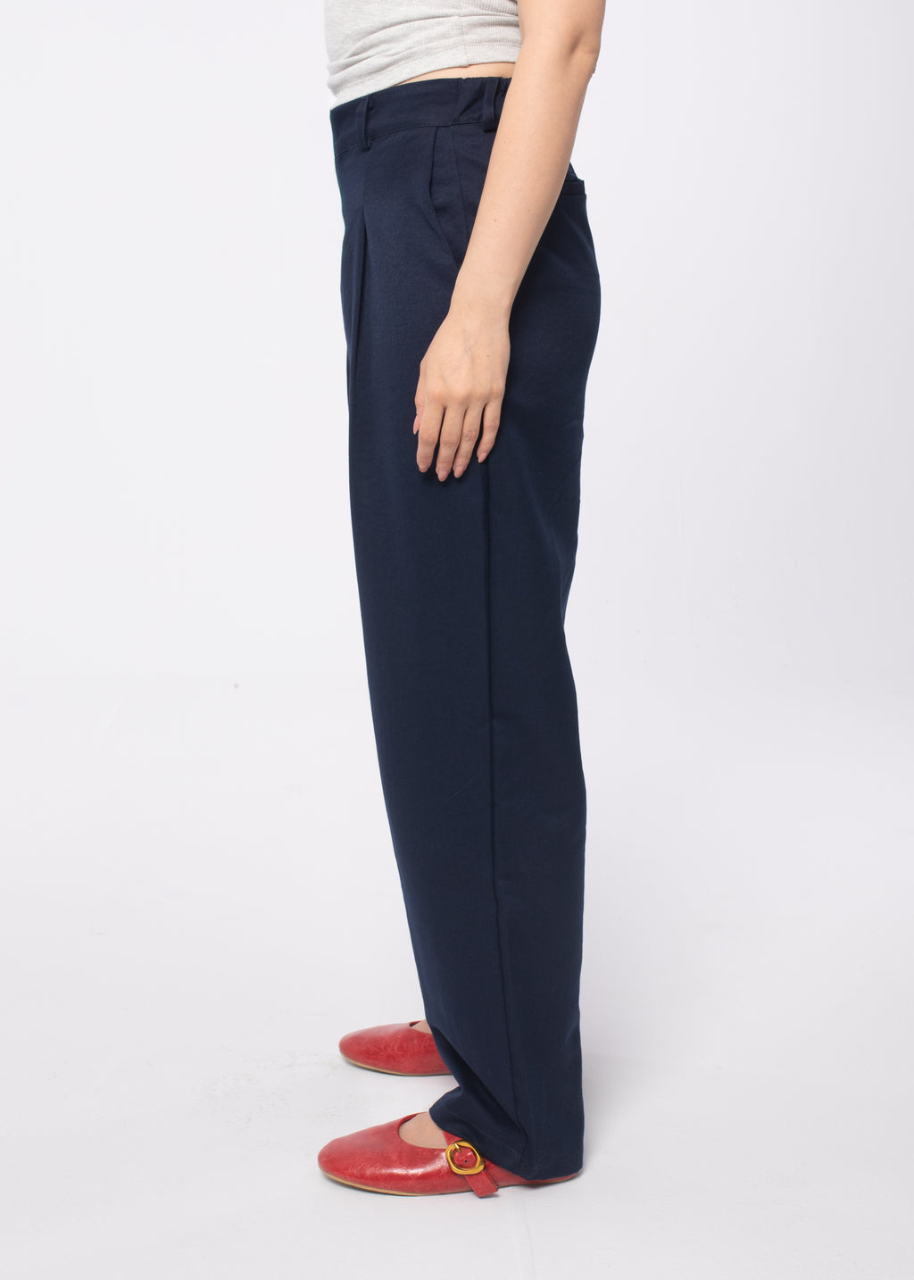 Tailored Pants In Navy