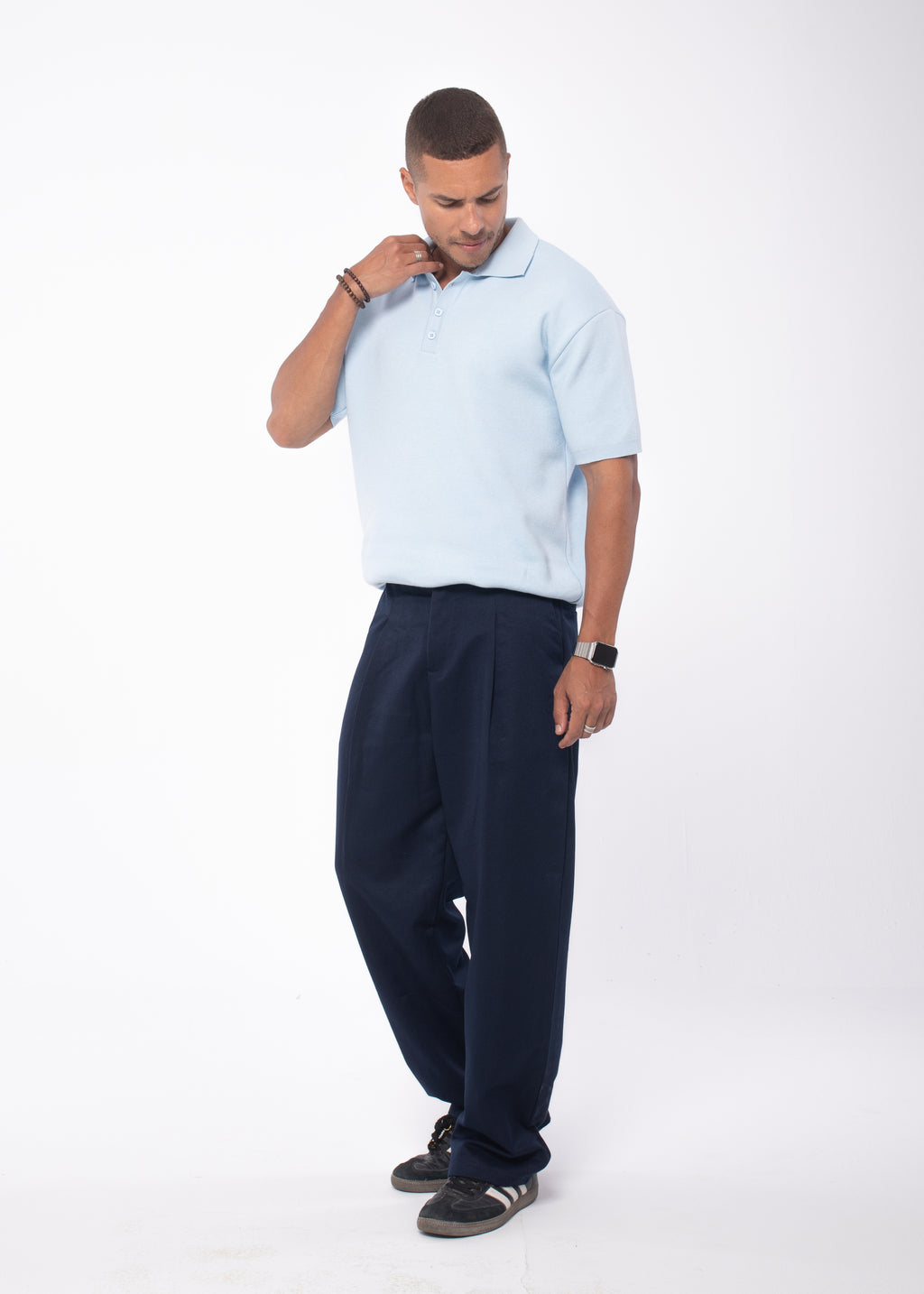 Tailored Pants In Navy