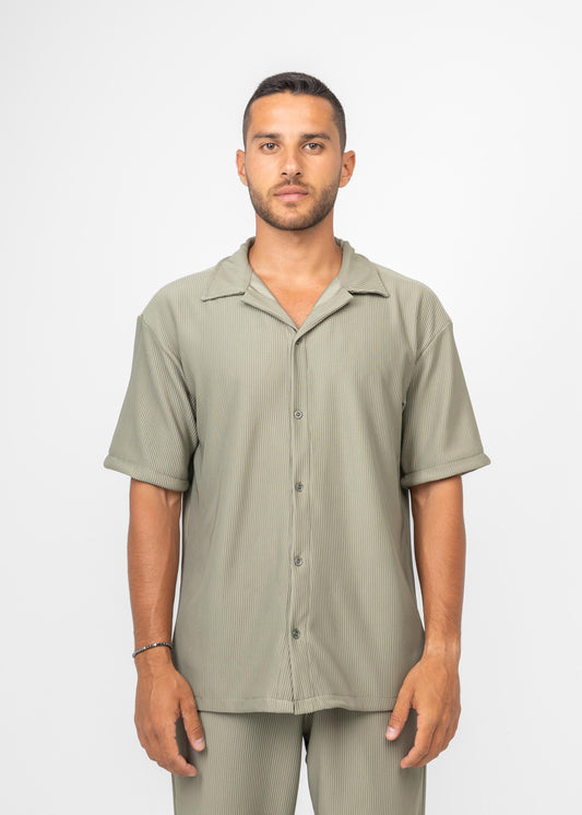 Olive Striped Shirt