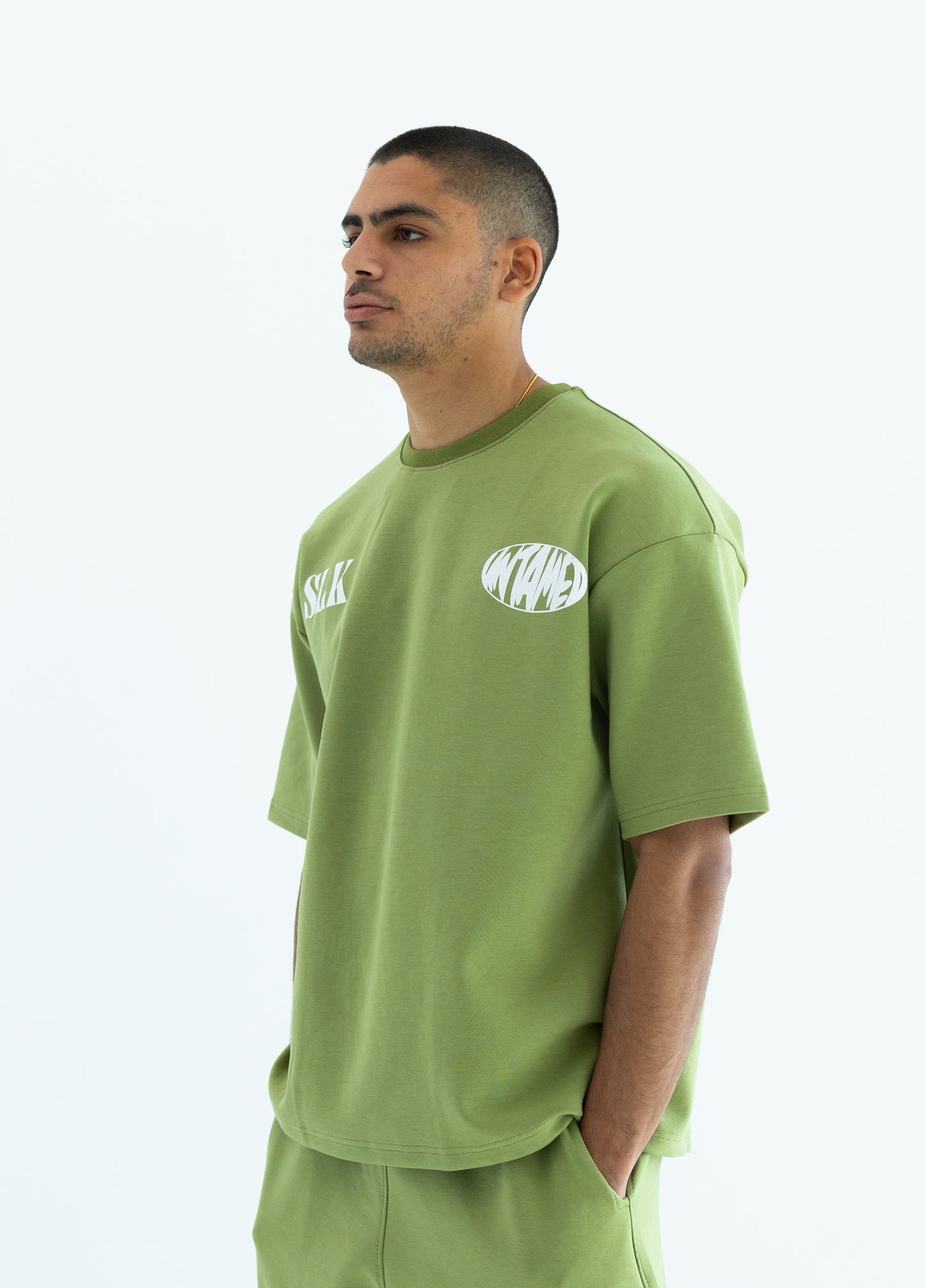 Untamed Olive Tee