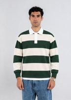 Striped Winter Knitted Polo
