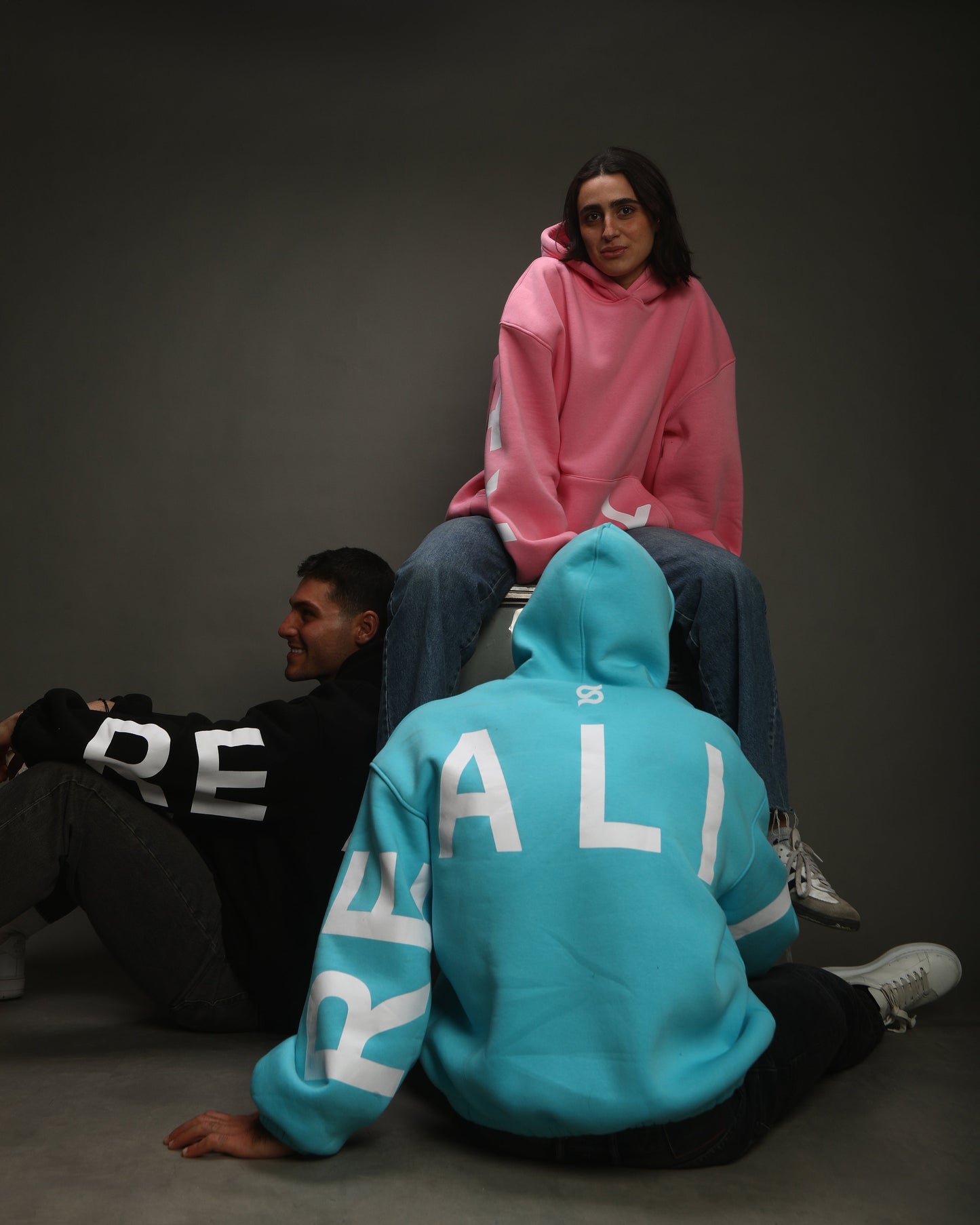 “Reality” Baby Blue Hoodie