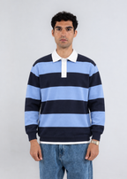 Striped Winter Knitted Polo