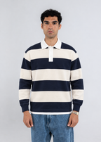 Striped Winter Knitted Polo