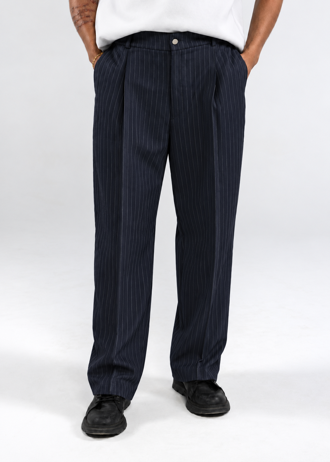 Striped Tailored Pants