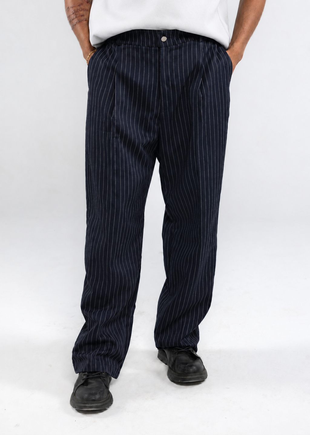 Striped Tailored Pants