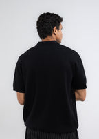 The 3 Button Polo In Black