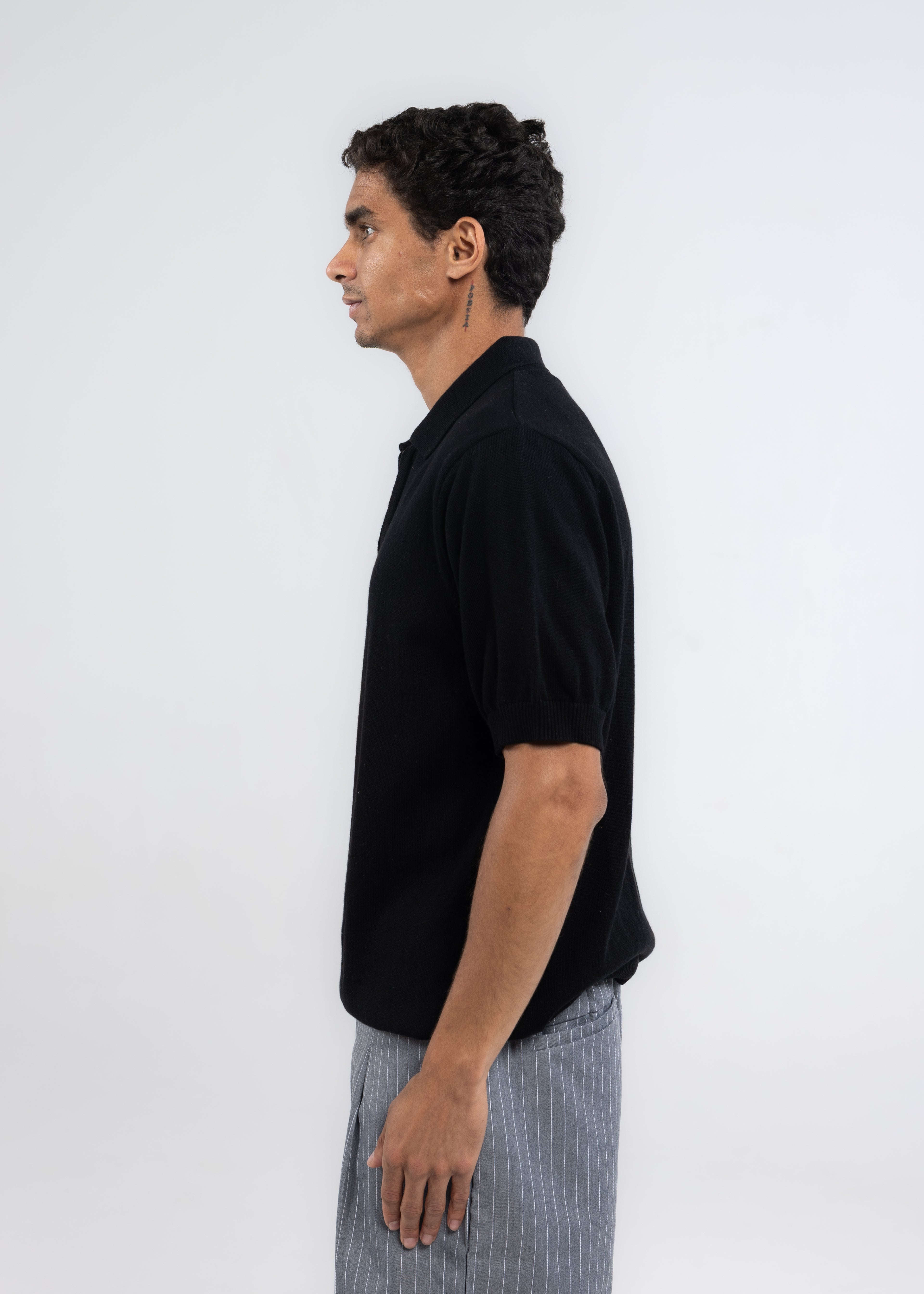 The Zip Up in Black