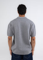The 3 Button Polo In Grey