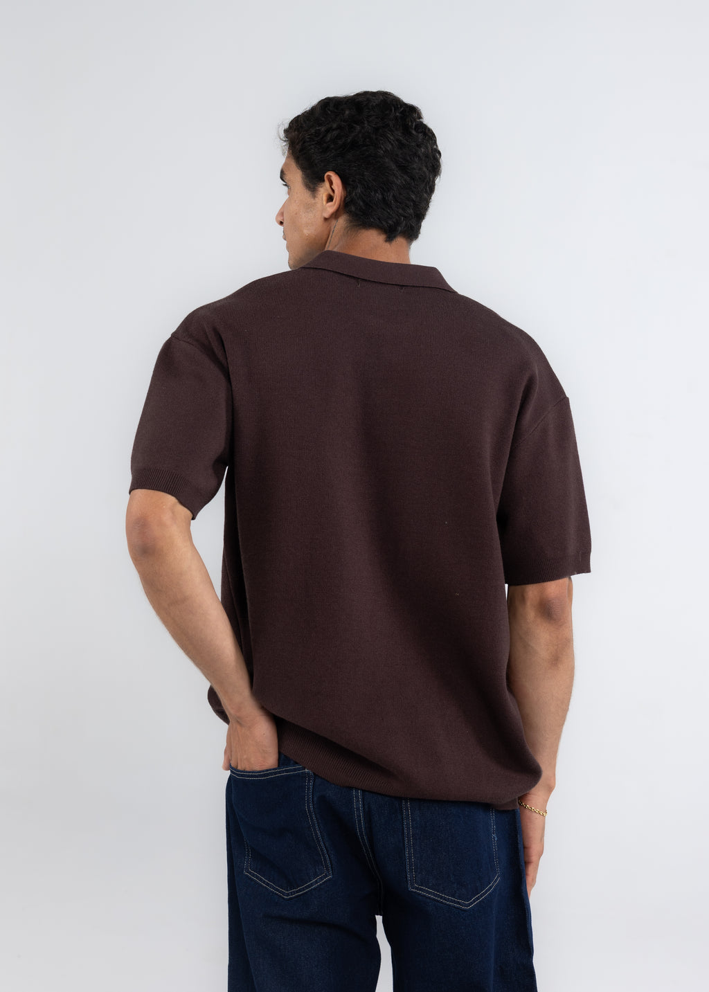 The 3 Button Polo In Brown
