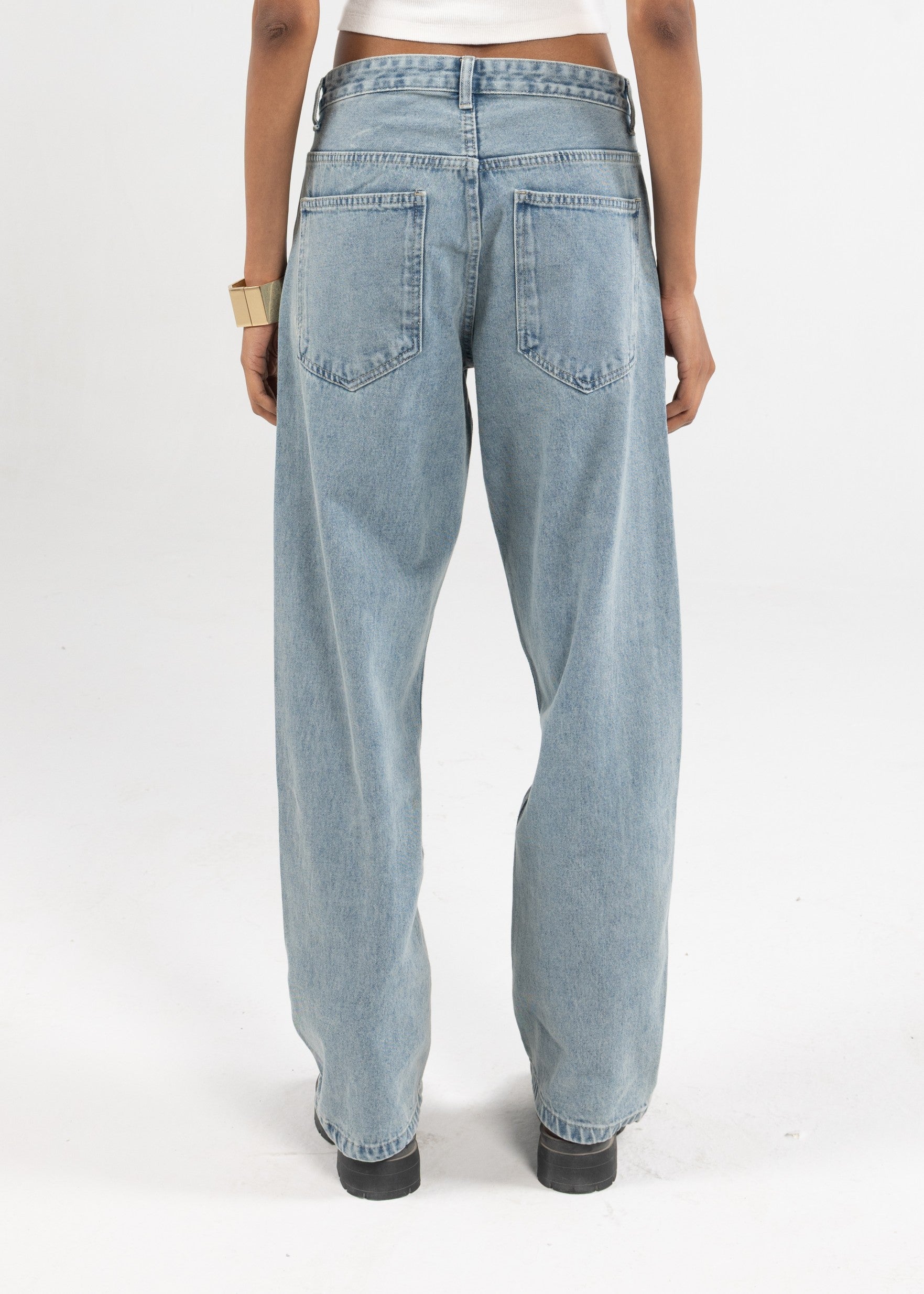 Relaxed Fit Blue Denim For Her